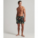 Bañador de Estampado Hawaiano SUPERDRY