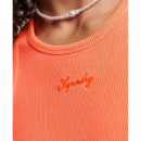 Vestido sin Mangas Code Logo Essential de SUPERDRY