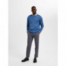Jerséis y Sudaderas Jersey SELECTED Berg Algodón Pima True Navy