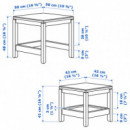 Havsta Mesa Nido 2U Gris  IKEA