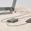 Askstorm Cargador USB 40W Gris Osc IKEA