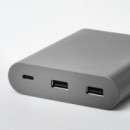 Askstorm Cargador USB 40W Gris Osc IKEA