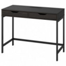 Alex Escritorio 100X48 Negro-marron  IKEA
