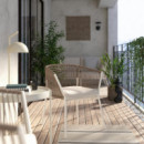 Segeron Silla Exterior Blanco/beige  IKEA