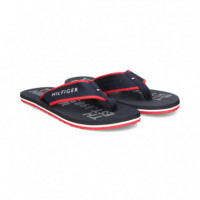 Flip Flop Azul  TOMMY HILFIGER - Guanxe Atlantic Marketplace