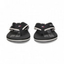 Flip Flop Negro  TOMMY HILFIGER