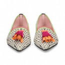 Bailarina Popos Negro/blanco Multi  PRETTY BALLERINAS