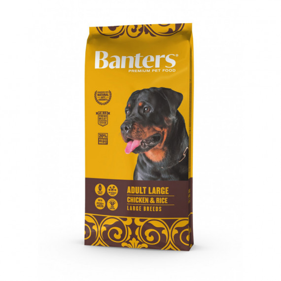 BANTERS Perro Adulto Pollo Large 15 Kg