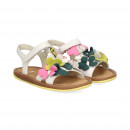 Sandalia Bebe Flores Multi Blanco  CAMPER