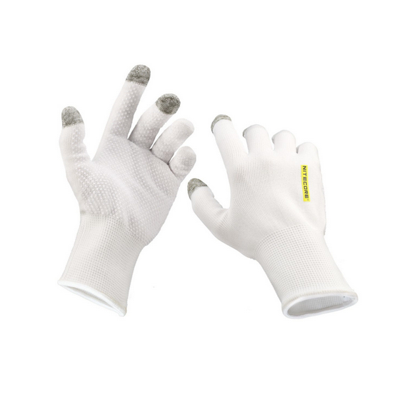 Guantes de Limpieza Antideslizantes para Pantallas Táctiles NITECORE