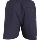 Bañador de Medio Largo con Logo Distintivo Tommy Jeans  TOMMY HILFIGER
