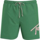 Bañador de Medio Largo con Logo Distintivo Tommy Jeans  TOMMY HILFIGER