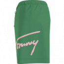 Bañador de Medio Largo con Logo Distintivo Tommy Jeans  TOMMY HILFIGER