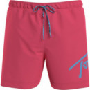 Bañador de Medio Largo con Logo Distintivo Tommy Jeans  TOMMY HILFIGER