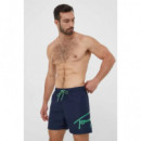 Bañador de Medio Largo con Logo Distintivo Tommy Jeans  TOMMY HILFIGER