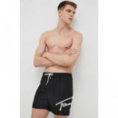 Bañador de Medio Largo con Logo Distintivo Tommy Jeans  TOMMY HILFIGER