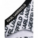 Bikini Braga Mujer KARL LAGERFELD Bikini Hipster W/ Logo Elastic