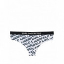 Bikini Braga Mujer KARL LAGERFELD Bikini Hipster W/ Logo Elastic