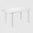 Mesa Plastica Rectangular 140X90N Faro Blanca FAR036BI