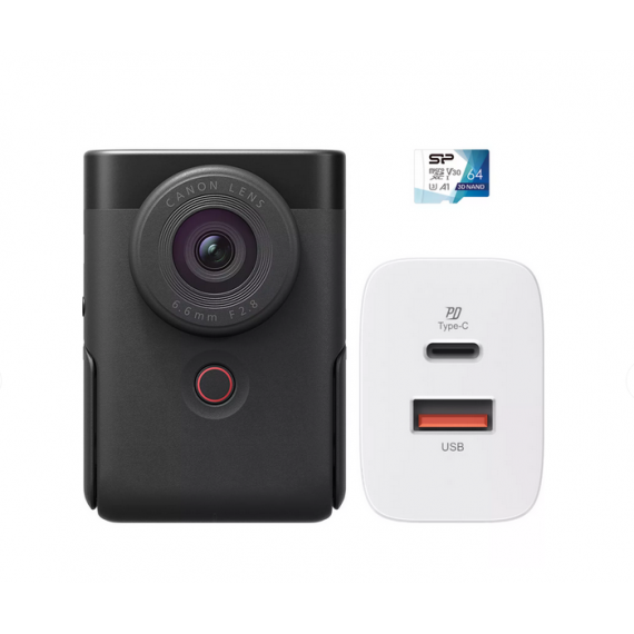 CANON Powershot V10 Vlogging Advanced Kit Negro