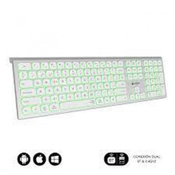 SUBBLIM Teclado BLUETOOTH/2.4G Master Iluminado Extendido