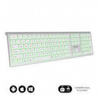 SUBBLIM Teclado BLUETOOTH/2.4G Master Iluminado Extendido - Guanxe Atlantic Marketplace