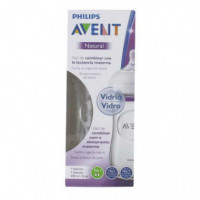 Biberon Pp Cristal Natural Philips AVENT 240 Ml