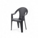 Silla Plastica Ischia Verde