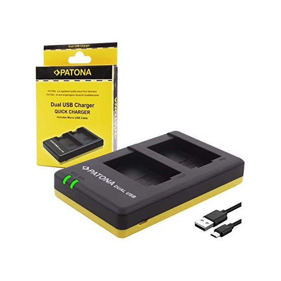 Cargador Dual PATONA para Nikon EN-EL20