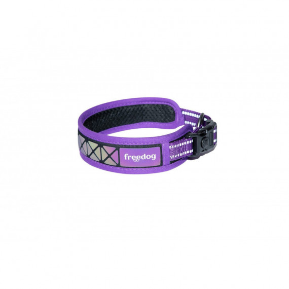FREEDOG Perro Collar Lila 30-42 Cm