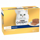 GOURMET Gato Gold Mousse Pescado 12X85 Gr