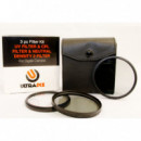 Kit de 3 Filtros 82MM Ultrapix: Uv, Cpl y ND2  ULTRAPIX