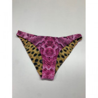 Parte baja bikini desigual estampado reversible