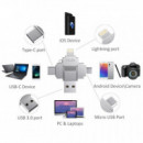 IDISKK R004 Lector de Tarjetas 4 en 1