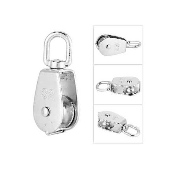 Polea Inoxidable 100MM C/cancamo S212