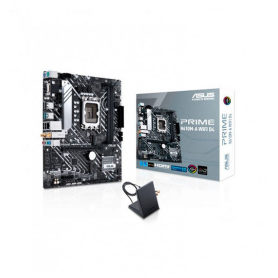 ASUS Placa Base Prime H610M-A Wifi D4 LGA1700 Gen 12.ª - 13.ª / 2XDDR4 / 2XM.2