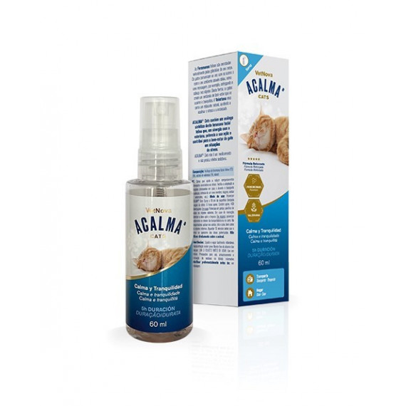 Acalma Gato Spray 60 Ml  VETNOVA