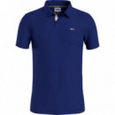 Polo con Tapeta Distintiva y Corte Ajustado de Tommy Jeans  TOMMY HILFIGER