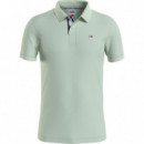 Polo con Tapeta Distintiva y Corte Ajustado de Tommy Jeans  TOMMY HILFIGER