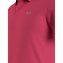 Polo con Tapeta Distintiva y Corte Ajustado de Tommy Jeans  TOMMY HILFIGER