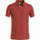 Polo con Tapeta Distintiva y Corte Ajustado de Tommy Jeans  TOMMY HILFIGER