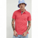 Polo con Tapeta Distintiva y Corte Ajustado de Tommy Jeans  TOMMY HILFIGER