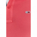 Polo con Tapeta Distintiva y Corte Ajustado de Tommy Jeans  TOMMY HILFIGER