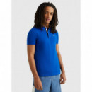 Polo con Tapeta Distintiva y Corte Ajustado de Tommy Jeans  TOMMY HILFIGER