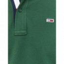 Polo con Tapeta Distintiva y Corte Ajustado de Tommy Jeans  TOMMY HILFIGER