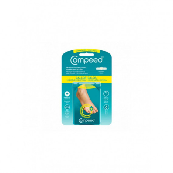 Compeed Callos Hidratacion Continua 6 Unidades  PERRIGO ESPAÑA SA