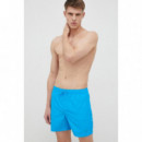 Short de Baño con Logo Pequeño de GUESS