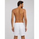 Short de Baño con Logo Pequeño de GUESS
