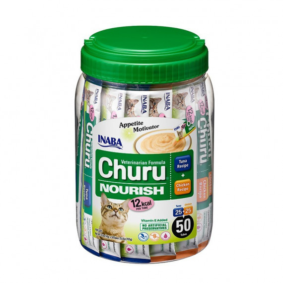 CHURU Gato Snack Dieta Nourish Atun y Pollo 14 Gr