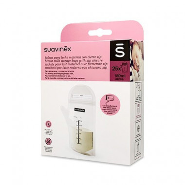 Bolsas Leche Materna SUAVINEX 25 Bolsas